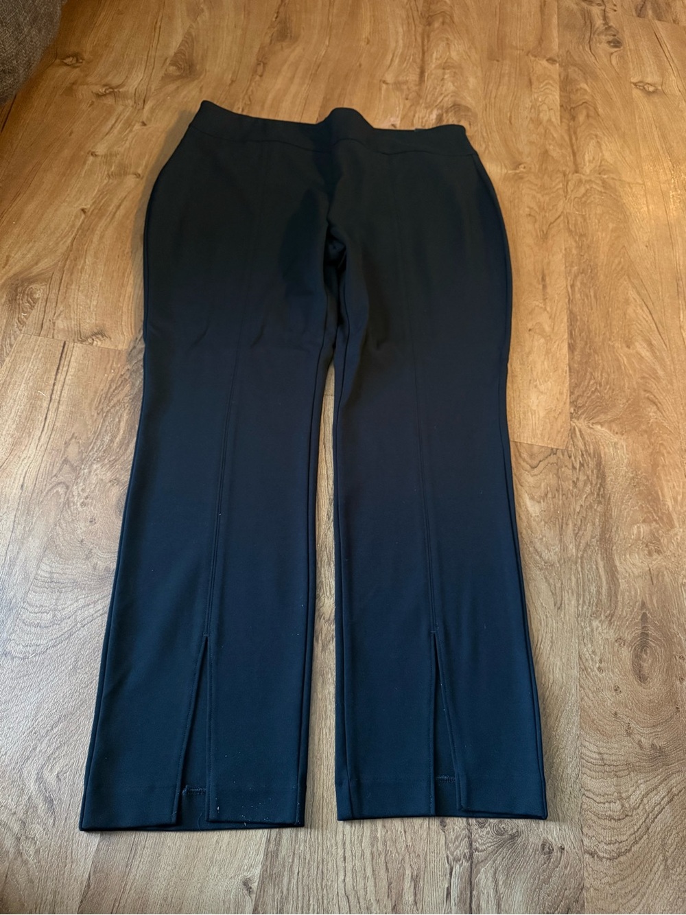 Express Black Boot-Cut Stretch Pull-On Pants nwt